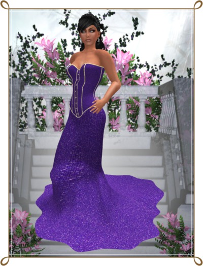 Evening Dress Monica Purple