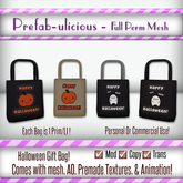 Prefabulicious Full Perm - Mesh Halloween Bag Gift - OPEN ME!