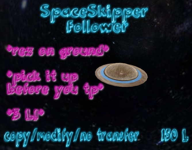 SpaceSkipper Follower -- Mercury