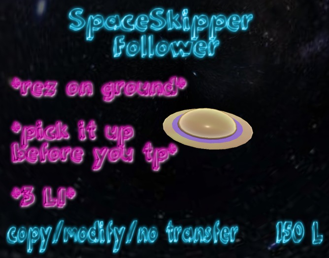 SpaceSkipper Follower -- Saturn
