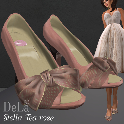 =DeLa*= Pumps "Stella" Tea Rose