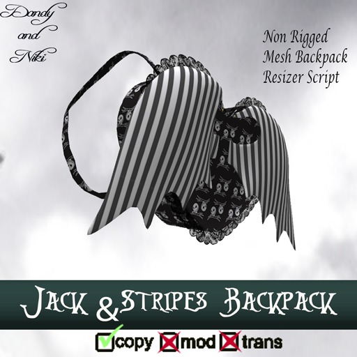 Batty Backpack -  Jack & Stripes