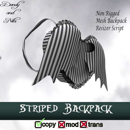 Batty Backpack - Striped