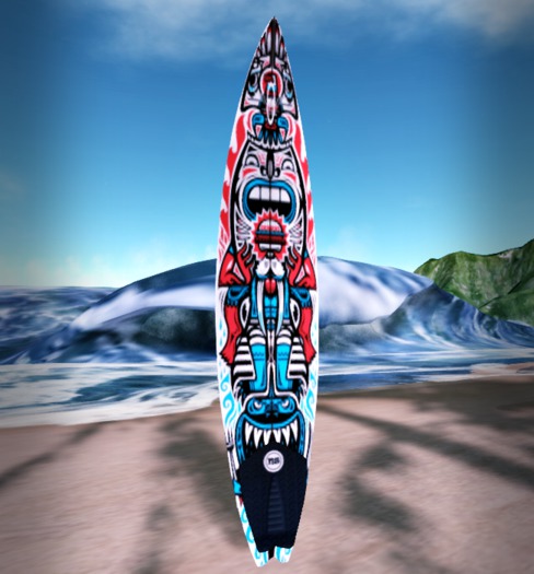 .:: Ns Surfboard Swallow Tiki Burguer White::.
