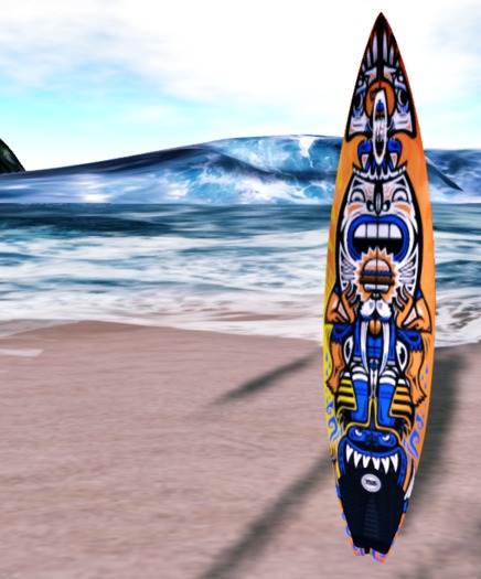 .:: Ns Surfboard Swallow Tiki Burguer Orange::.