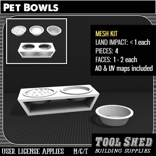 Tool Shed - Pet Bowls Mesh Kit