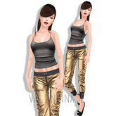 Valentina E. Ballet Tank Charcoal