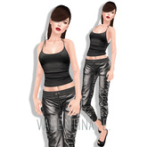 Valentina E. Ballet Tank Noir