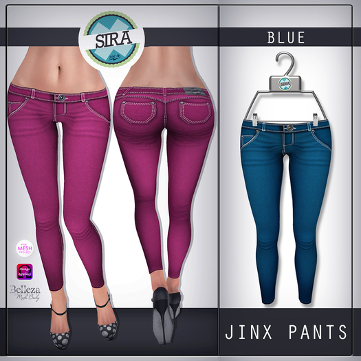 SIRA - [Mesh Body] Jinx Pants - Blue