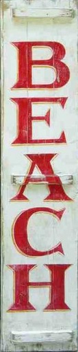 White Beach Wood Sign Seaside Nautical Decor