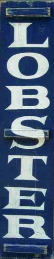 Lobster Wood Sign Seaside Nautical Decor