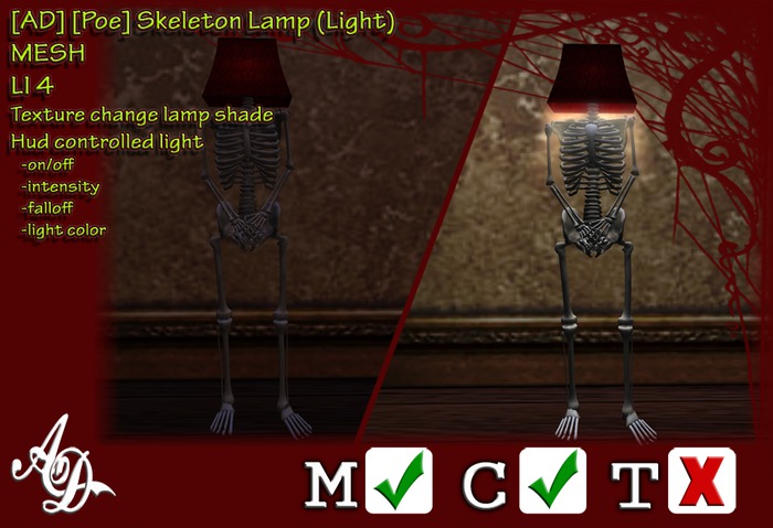 [AD] [Poe] Skeleton Lamp (Light)