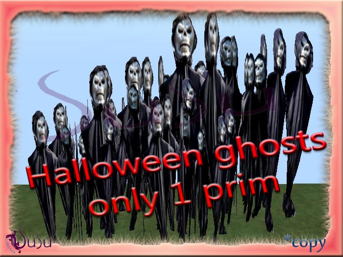 susu-halloween ghost forest