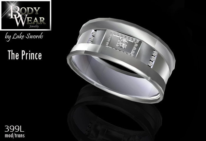 BODYWEAR JEWELRY - The Prince Men's Diamond ring