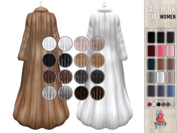 DEMO PLASTIX - Tall Mink Coat - Women