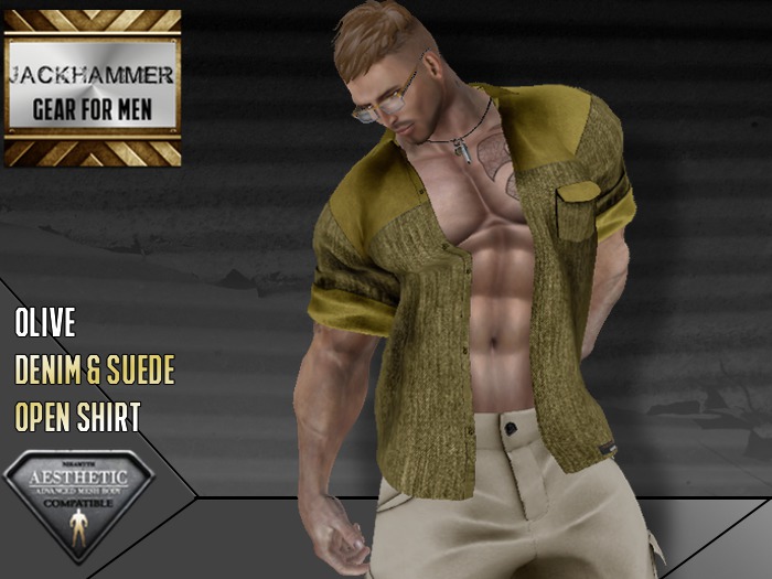 [ JGFM ] Package for Pink-Blue Check Bge Suede Unbuttoned Shirt