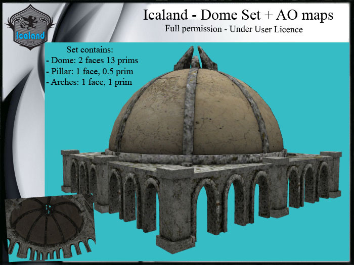Icaland - Dome Set + AO Maps