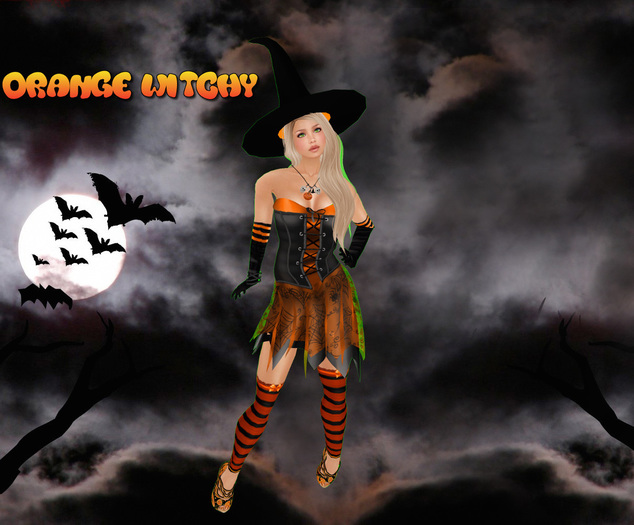 Orange Witchy Outfit