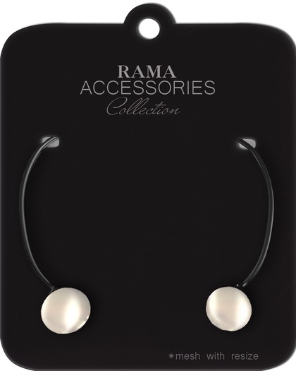 RAMA - Pearl Choker Necklace 'Black'