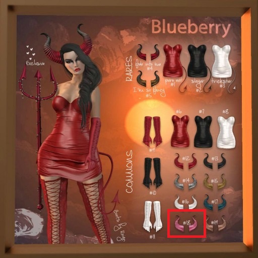 18. Blueberry / COMMON / Devil Horns - Candy