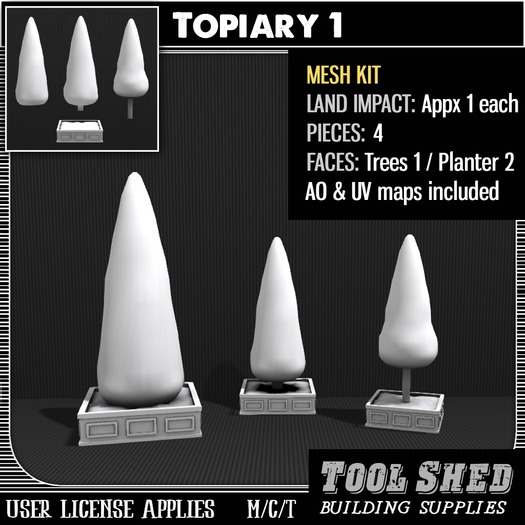 Tool Shed - Topiary 1 Kit