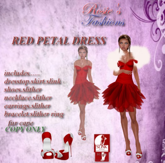 RF*Red Petal Dress