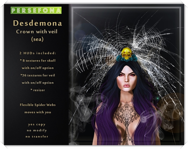 Persefona Desdemona Crown (sea)