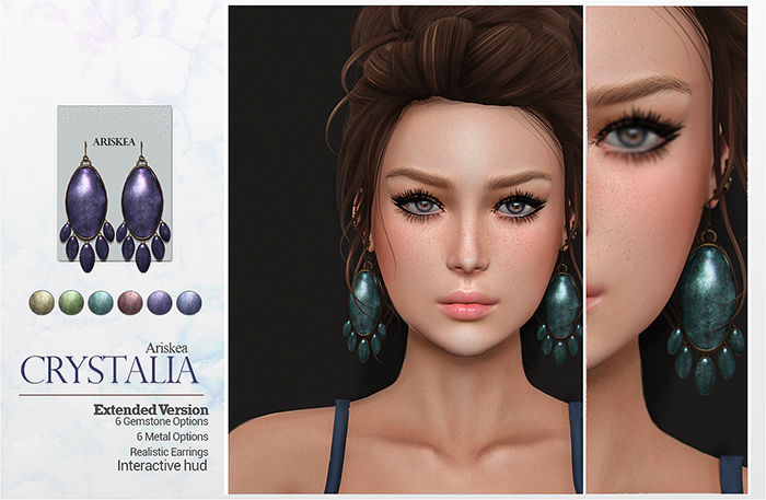 Ariskea [Crystalia] Earrings  [Rousette]