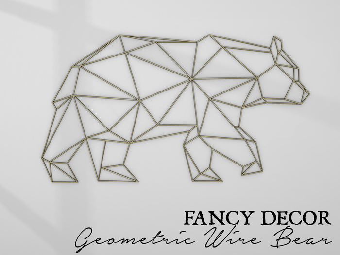 Fancy Decor: Geometric Bear