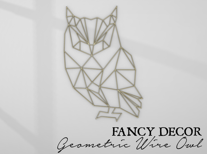 Fancy Decor: Geometric Owl