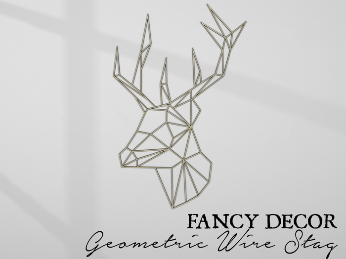Fancy Decor: Geometric Stag