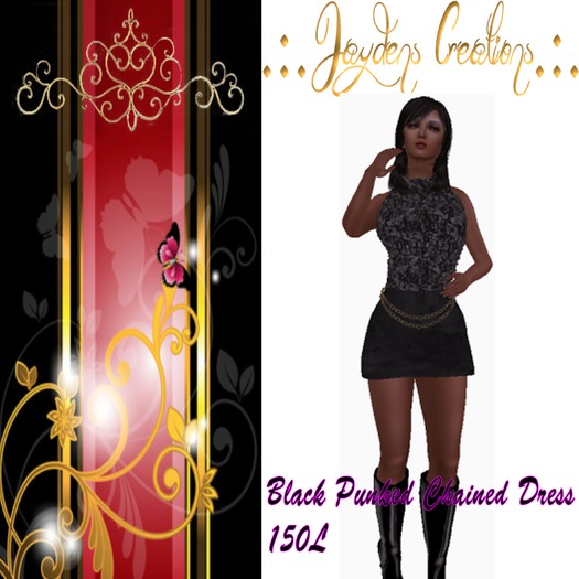 Black Punked Chain boxed