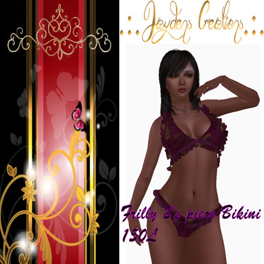 Frilly 2's piece Bikin BOX