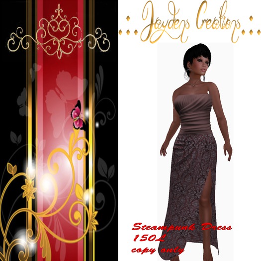 Steampunk Dress Boxed f