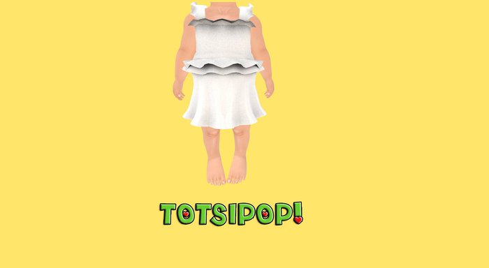 TOTSIPOP! Full Perm Ruffle Sundress TODDLER SIZED