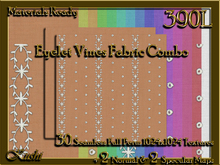Eyelet Vines Fabric Combo Seamless Textures Materials Ready Full Perms 1024x1024