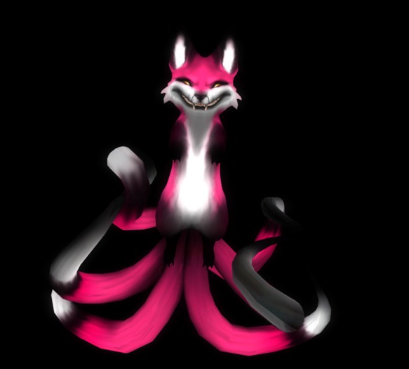 {L} Nightmare Kitsune; Pink