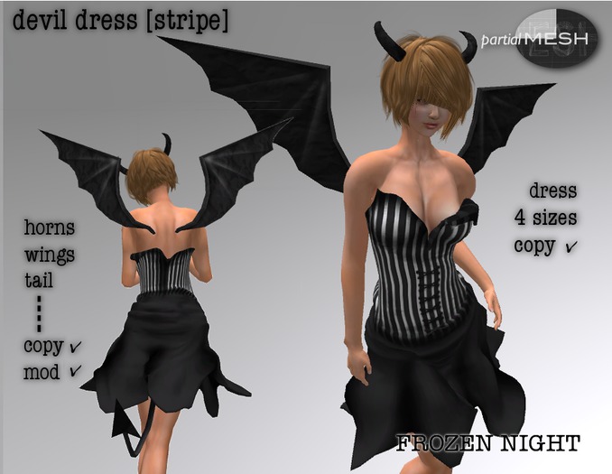 FN*devil dress [stripe]
