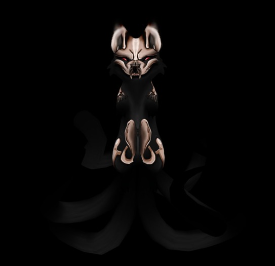 {L} Nightmare Kitsune; Skelefox - UNCOMMON