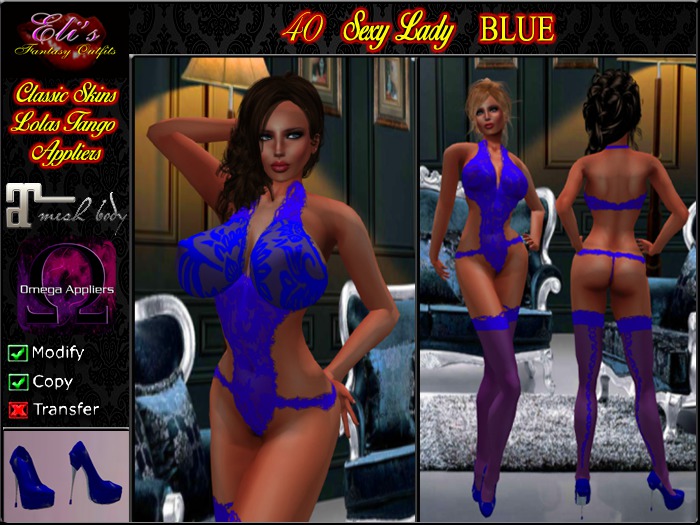 40 Sexy Lady Blue