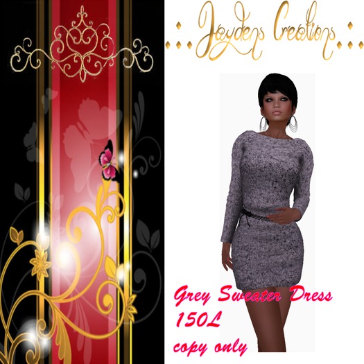 Grey Sweater Dress Box