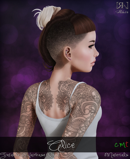 [RA] Alice Hair - Grayscale