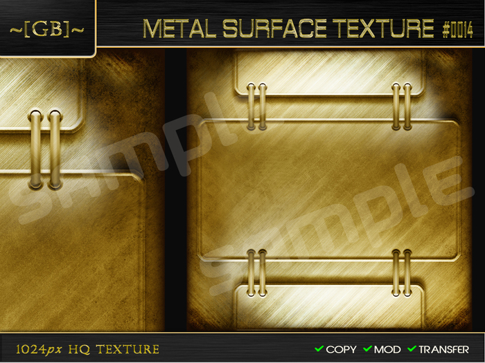 ~ [GB] Textures HQ ~ 00149 - Metal Surface #0014