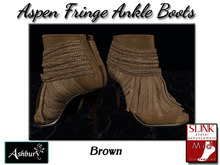 [ASHBURY] Aspen Multi Suede  Med Slink-BROWN