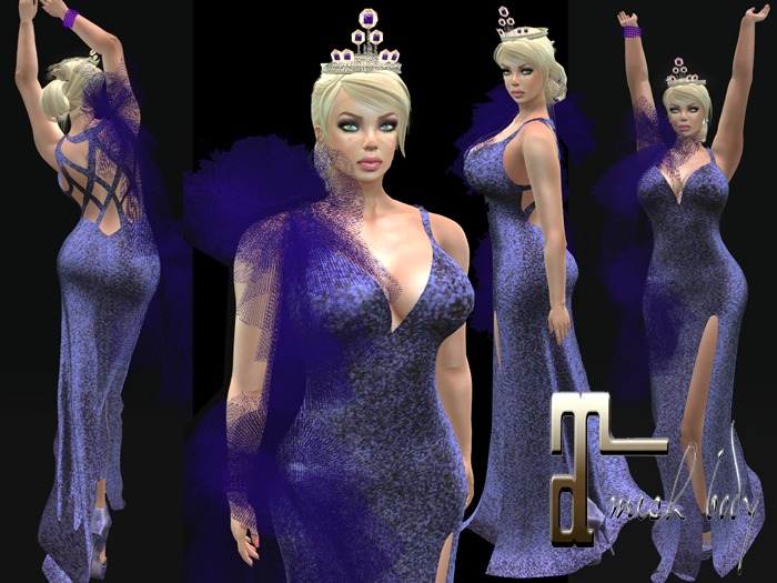 VIOLET QUEEN MAITREYA OUTFIT