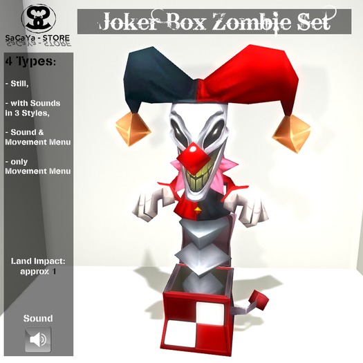 SaCaYa - Joker Box Zombie Set