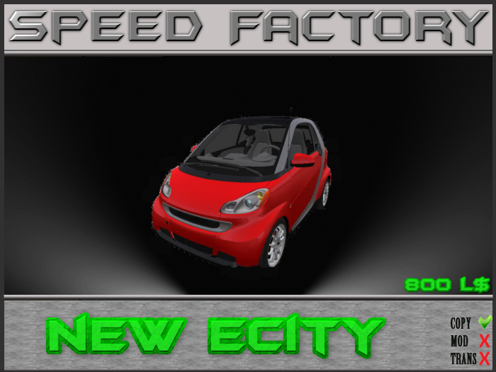 *Speed Factory* new eCity