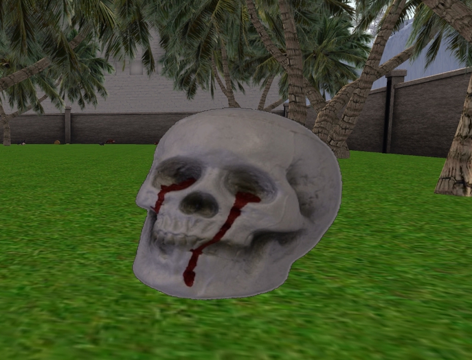 blood skull