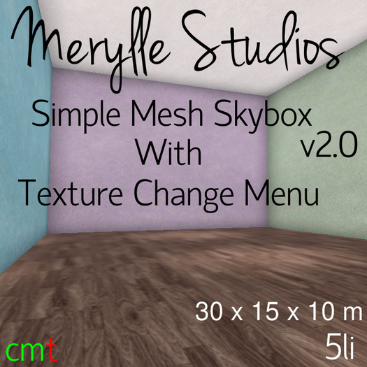 [Merylle Studios] ~ Simple Mesh Skybox (3li) 30x15x10m