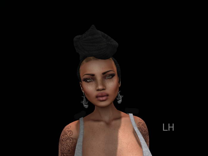 L&H : Kbala BLACK KNIT  II   Headwrap